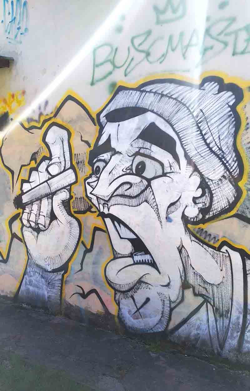 graffitti a Consonno